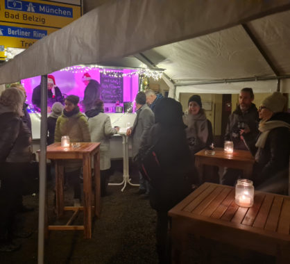 Der 1. Abend am Glühweinstand